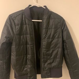 Lululemon reversible bomber